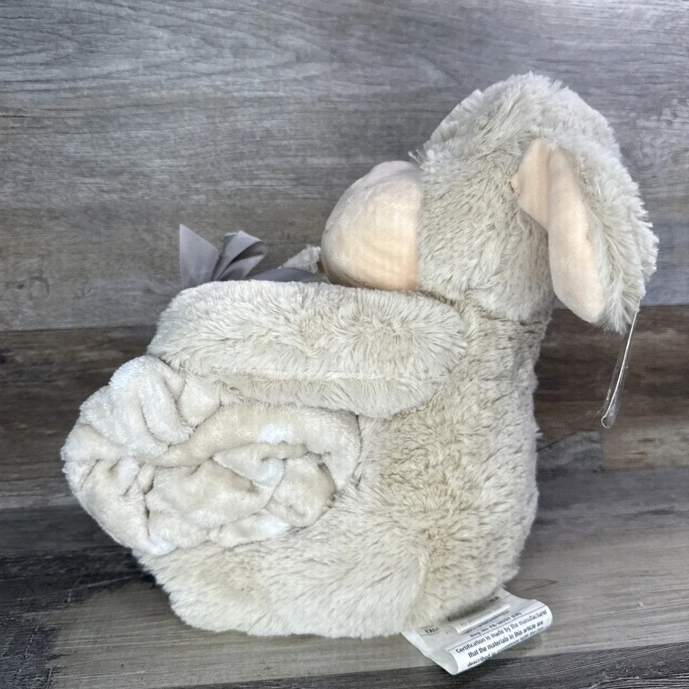Silver One Dog Animal and Throw Blanket 2 Piece Gift Set 30